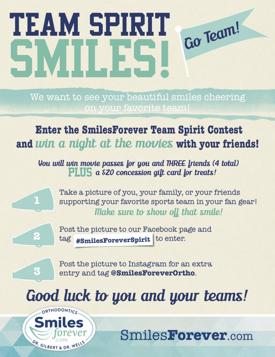 Team Spirit Smiles Contest